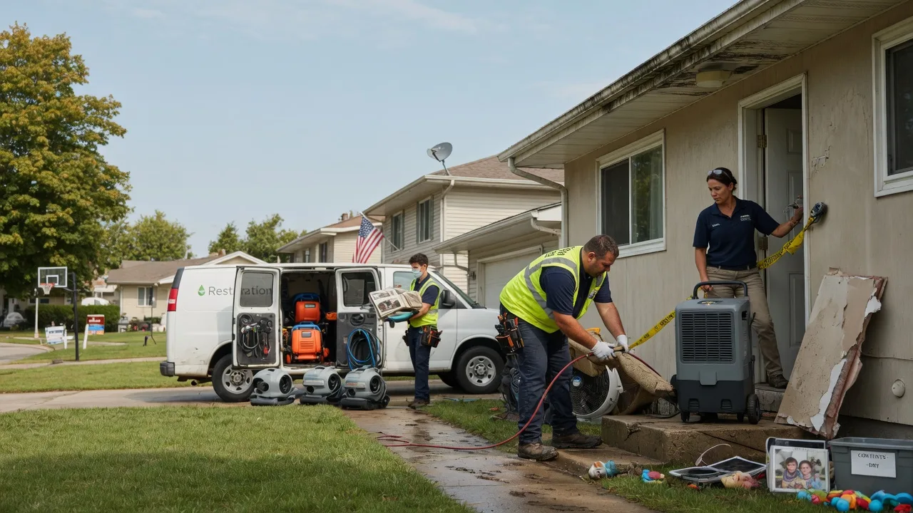 Water Damage Restoration in Depue, IL near me